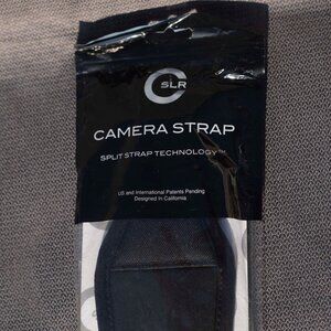 NWT Black Custom SLR Split Strap | Camera Accessories | Photography Video Gear